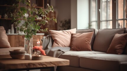 living blurred home interior design