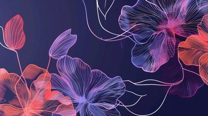 Abstract minimalistic Boho Bohemian elements design vector line art with a solid monochromatic background