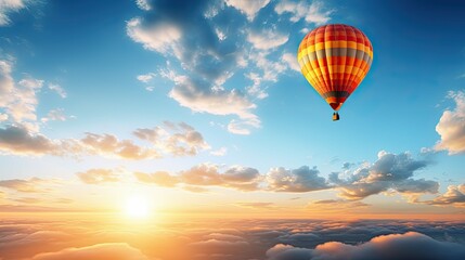 Fototapeta premium balloon sky sun