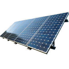 Photovoltaic Panel Isolated on Transparent background 