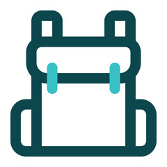 backpack icon for illustration