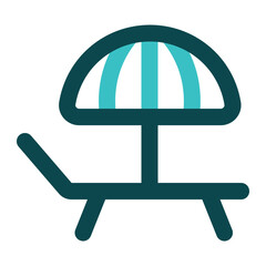 hammock icon for illustration