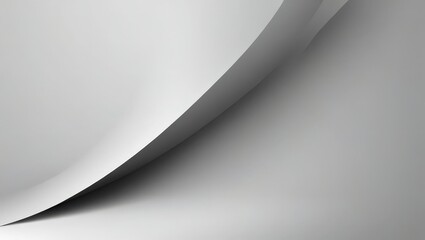 Abstract Grey Background with Diagonal Curve