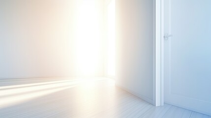 modern blurred home interior door