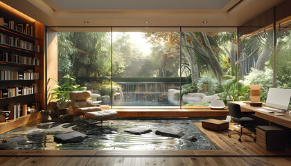 Fototapeta premium interior of a home office