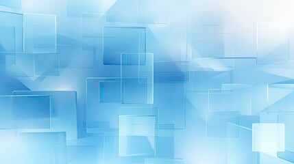 Fototapeta premium geometric light blue shapes background