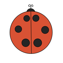 Lady Bug Cartoon