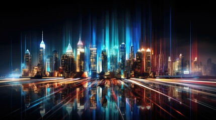 Fototapeta premium energetic earth lights night