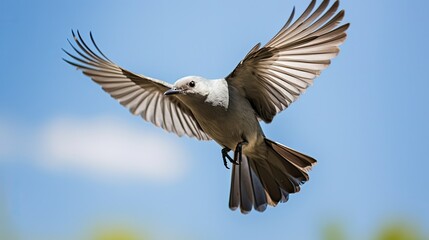 wings gray catbird