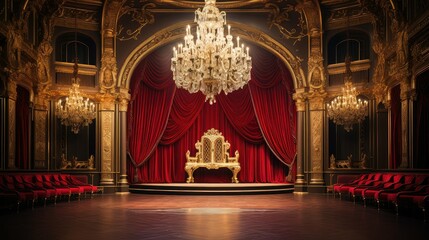 chandelier stage interior