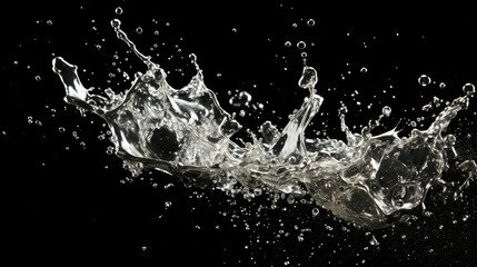 sparkle silver glitter falling