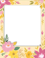 Photocall colorful frame photo