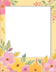 Photocall colorful frame photo