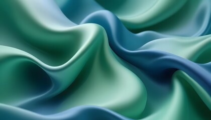Obraz premium Gentle blue tones and fluid shapes blend to create a serene modern abstract watercolor background, perfect as a wallpaper