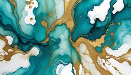 Gentle blue tones and fluid shapes blend to create a serene modern abstract watercolor background, perfect as a wallpaper