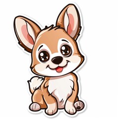 printable sticker T-shirt vector puppy graphic design