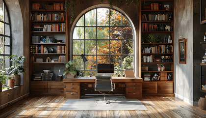 Fototapeta premium interior of a home office