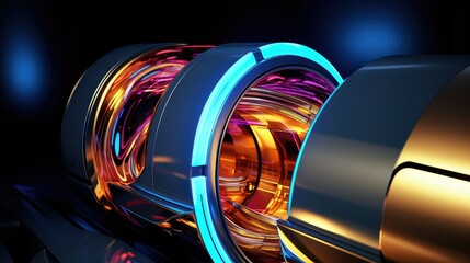 vibrant medical technology abstract