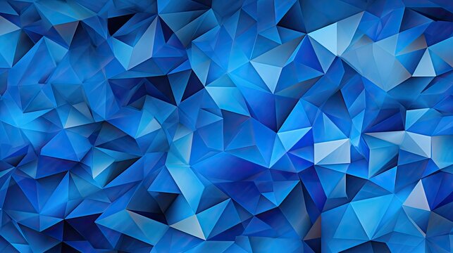 gradient blue triangle abstract background