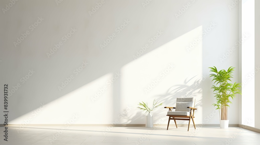 Wall mural ist minimal sun