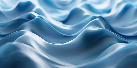 Fototapeta premium Wavy Blue Background