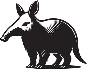 Cute Aardvark Vector Art
