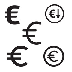 Euro icon set