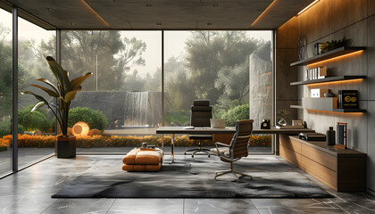 Fototapeta premium interior of a home office