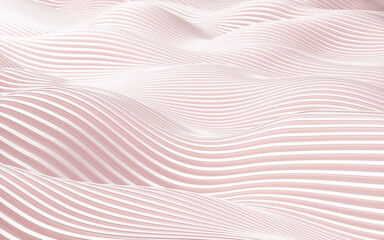 Pink abstract curve background, 3d rendering.