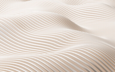 Obraz premium Golden abstract curve background, 3d rendering.