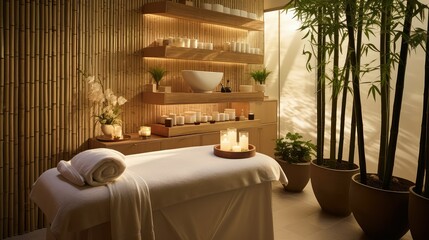 room bamboo spa