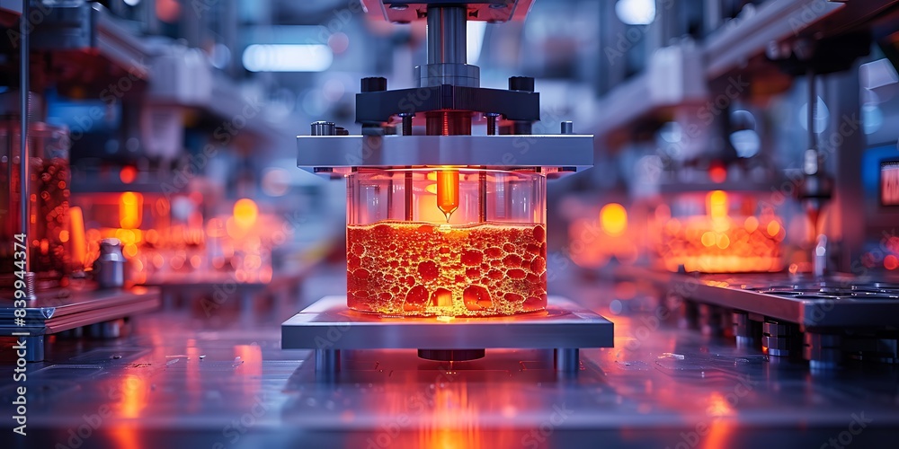 Poster 3d bioprinter fabricating complex organic structures