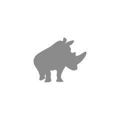 Rhino silhouette illustration 