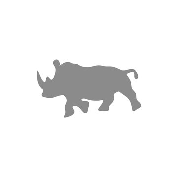 recommend clip art: Rhino silhouette illustration 