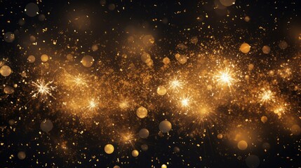 sky golden sparkles - Powered by Adobe