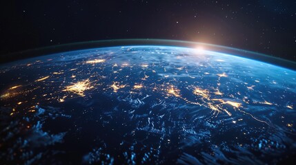 Obraz premium Earth at Night