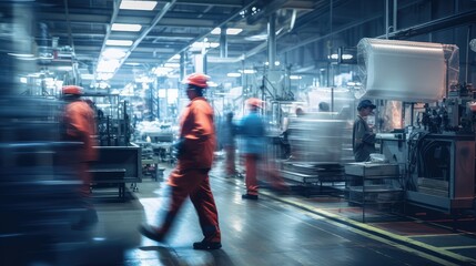 protective blurred interior factory