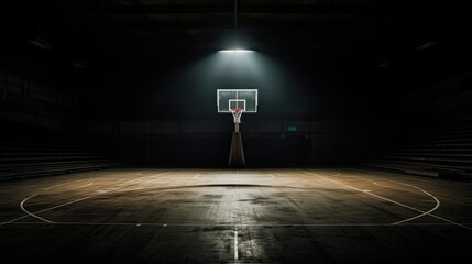 beam basketball court dark