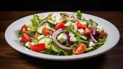 fresh vegetable lettuce salad