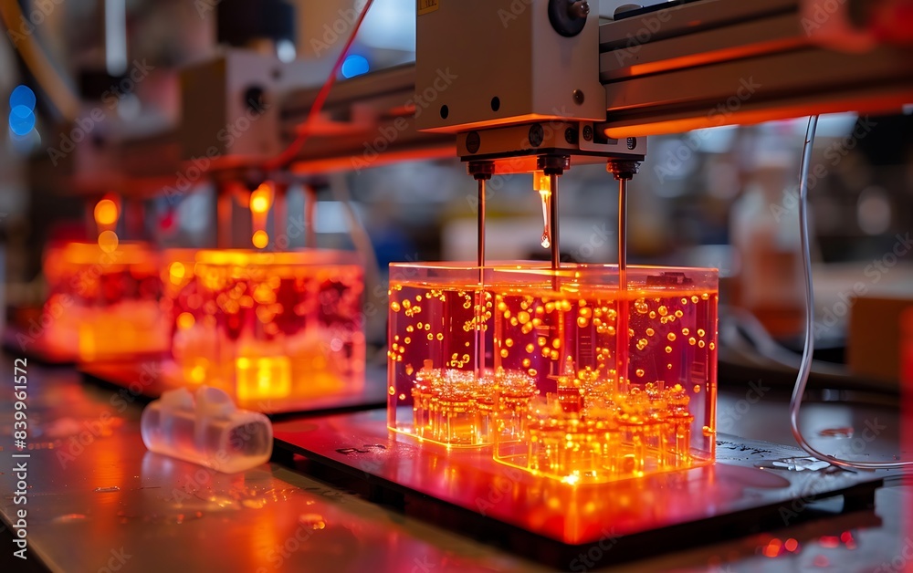 Aufkleber Advanced bioprinting devices create tissue structures in a lab