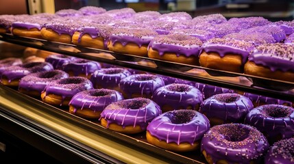 lavender purple donut