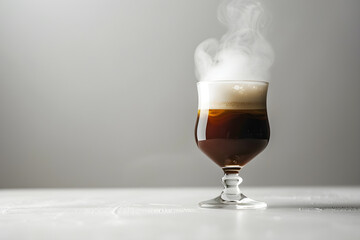 An Irish coffee
