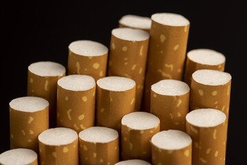 dangerous to health tobacco leaves for smoking in a cigarette