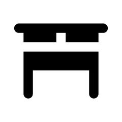 desktop office table solid ui icon solid ui icon
