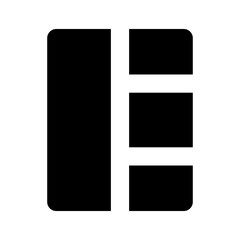 camera 4 grid frame layout solid ui icon 