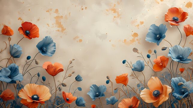 wallpaper stretch ceiling beautiful flowers