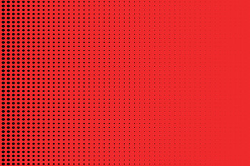 Bright polka dot pop art halftone pattern. Vector illustration
