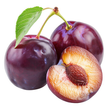 plum on transparent png background