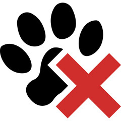 Animals are not Allowed Icon