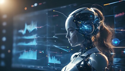 AI Female Abstract - Landscape